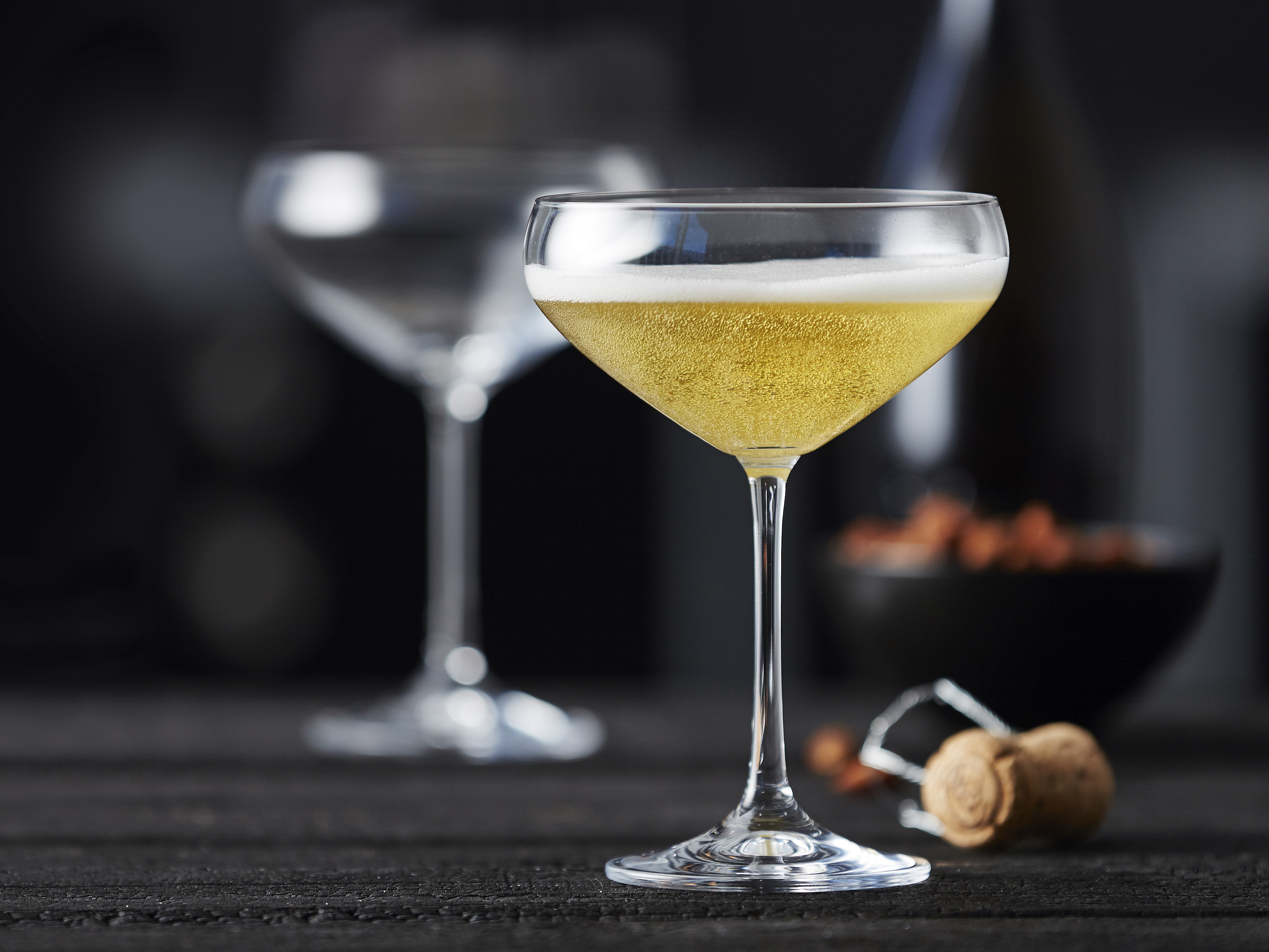 Lyngby Glas Champagneskåle 34 cl 4 stk, Juvel